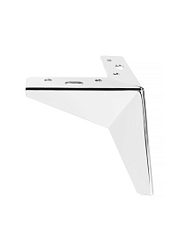 Ножка мет. 2-219 хром, H-130